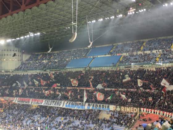 Article image:AC Milan ultras mock Inter with ‘champions of Arabia’ banner – photo