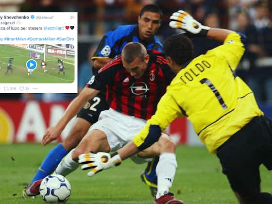 Article image:Shevchenko encourages Milan ahead of derby with highlight video: “Come on guys”