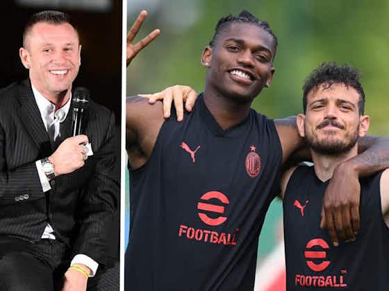 Article image:“Cassano is right!” – Florenzi teases Leao during training session