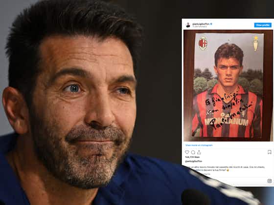 Article image:‘This time with affection’ – Maldini and Buffon share heart-warming exchange