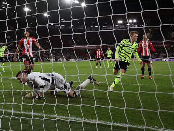 Article image:“Worst I’ve ever seen in a half of football” – Pundit on Blades’ performance vs Arsenal