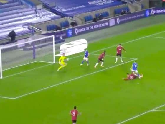 Article image:Video: Dean Henderson pulls off stunning save to prevent Brighton equaliser
