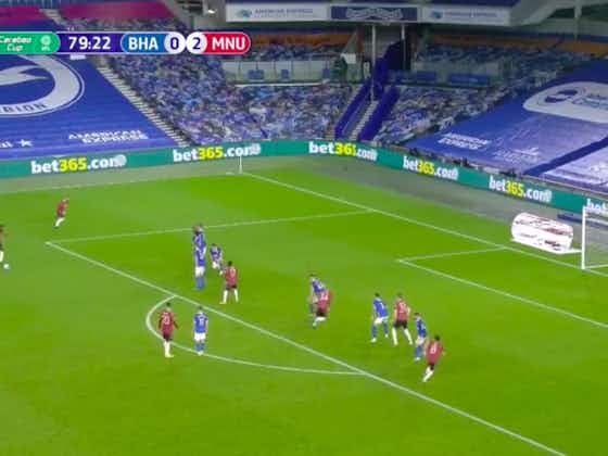 Article image:Video: Paul Pogba’s stunning free-kick gives Man Utd three goal lead v Brighton