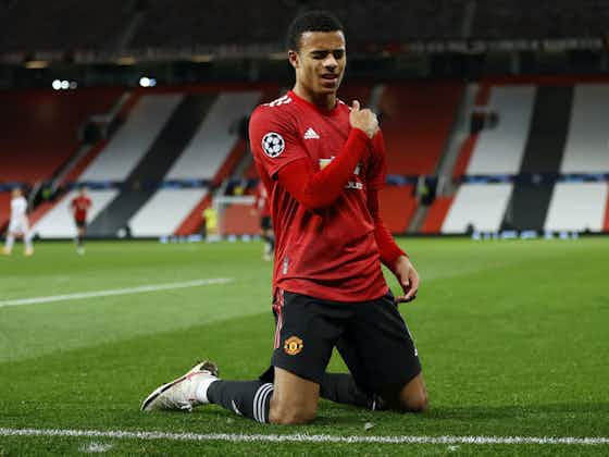 Article image:(Photo) Greenwood celebrates becoming Man United’s second youngest Champions League goalscorer