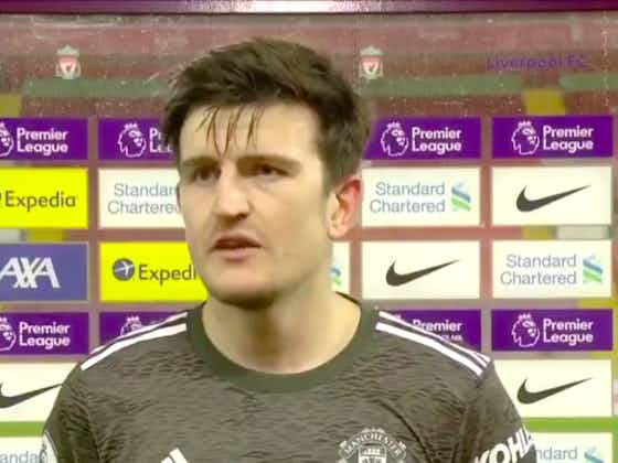 Article image:Video: Harry Maguire believes Manchester United did enough to beat Liverpool