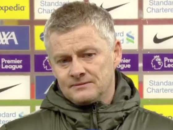 Article image:Video: Solskjaer left disappointed after goalless draw at Anfield