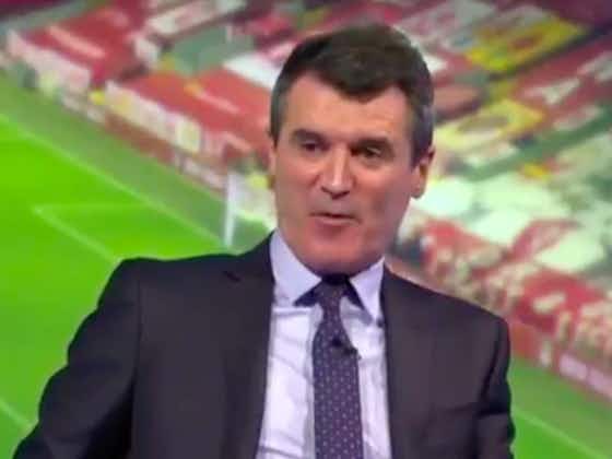 Article image:Video: Roy Keane’s hilarious response when asked by Micah Richards about Man Utd’s title chances