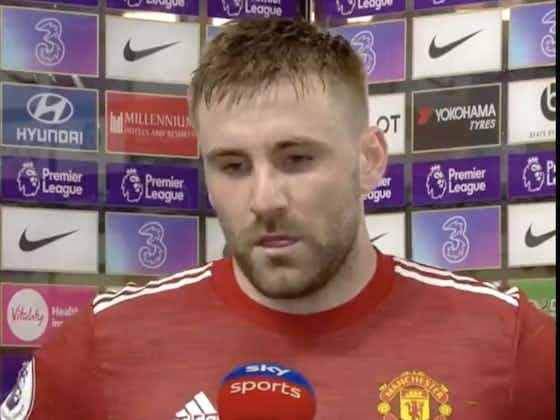 Article image:(Video) Luke Shaw admits major disappointment following 0-0 draw against Chelsea