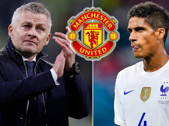 Article image:Raphael Varane edges closer to Man Utd move, breakthrough in talks with Real Madrid