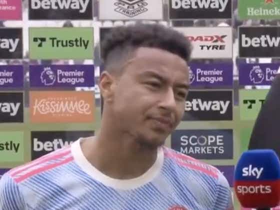 Article image:(Video) Jesse Lingard reacts to scoring winning goal against West Ham