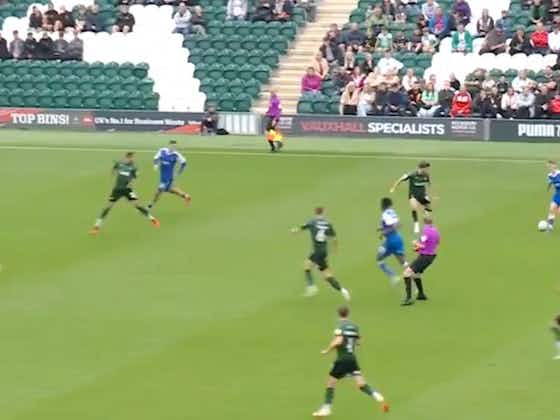 Article image:(Video) Manchester United loanee assists goal with stunning pass v Plymouth Argyle