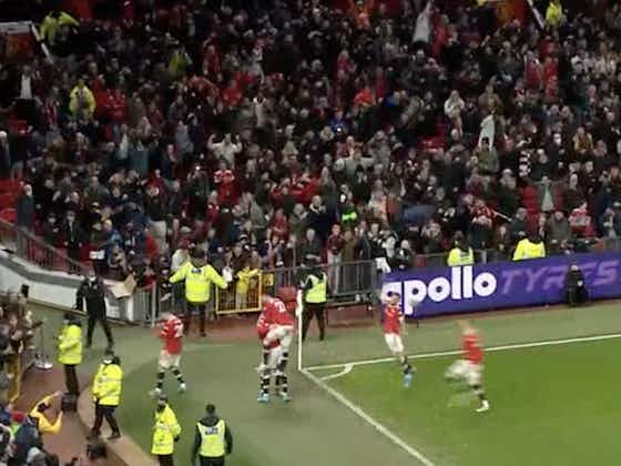 Article image:(Video) Incredible scenes at Old Trafford as Rashford scores 93rd-minute winner vs. West Ham