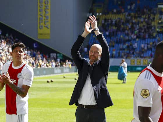 Article image:Erik ten Hag terminates Ajax contract 6 weeks early to start work at Manchester United