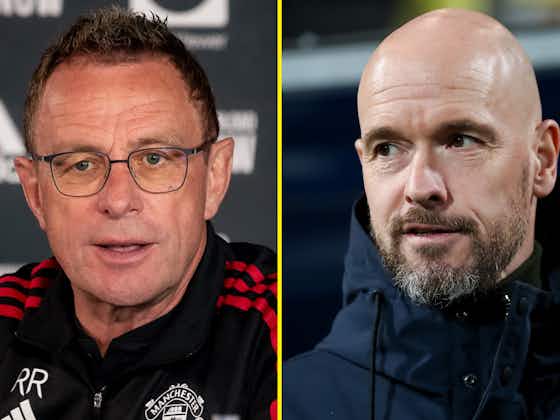 Article image:Ten Hag played a big role in Rangnick’s Manchester United exit