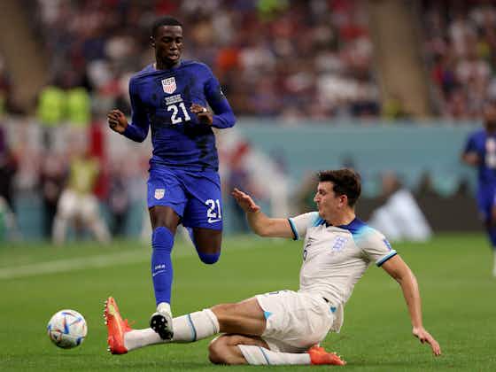 Article image:Bryan Robson hails Harry Maguire after solid performance against USA