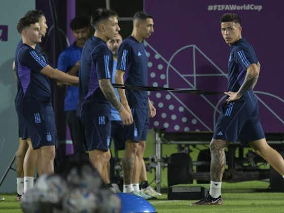 Article image:Argentina reach World Cup knockouts while Lisandro Martinez is left on the bench