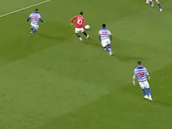 Article image:(Video) Marcus Rashford stuns Reading with amazing skill and movement in FA Cup clash