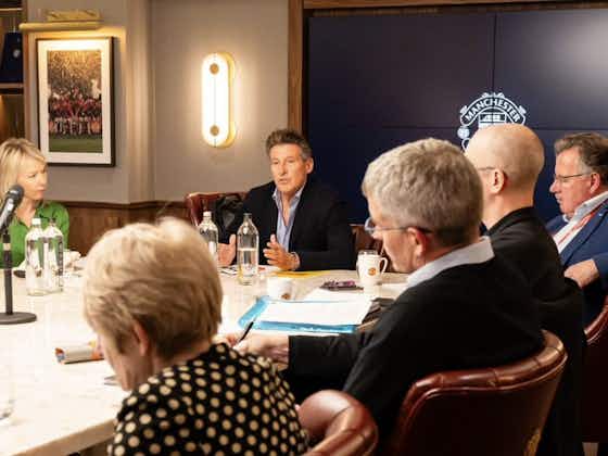 Article image:Lord Sebastian Coe provides Old Trafford update after initial task force meeting