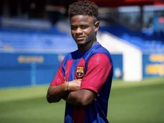 Image de l'article :Manchester United pushing to sign young Barcelona defender