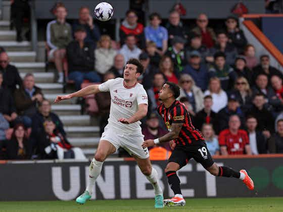 Article image:Harry Maguire keeps playing despite injury vs Bournemouth amid centre-back shortage