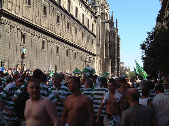 Article image:Martin O’Neill on 2003 Uefa Cup Final Celtic supporters share their Seville stories