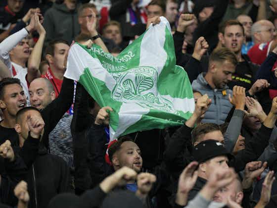 Article image:Video: ‘We love you Celtic’, PSV fans wave Celtic flag at Ibrox