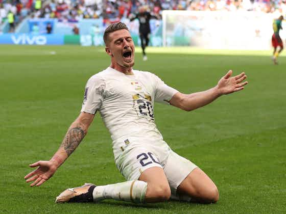 Article image:Milinkovic-Savic Talks Ankle Condition and World Cup Goals
