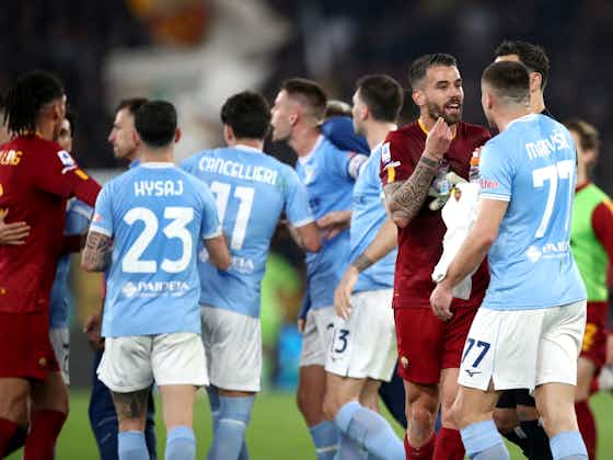 Article image:Marusic Fined After Red Card in Lazio Derby Win Over Roma