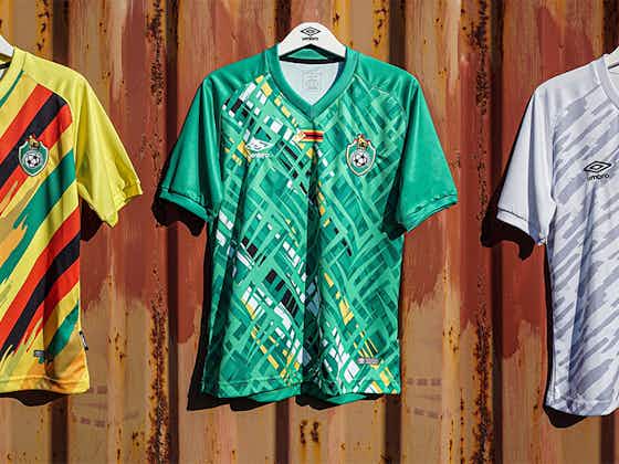Imagem do artigo:Umbro lança novas camisas do Zimbabwe para a CAN 2022
