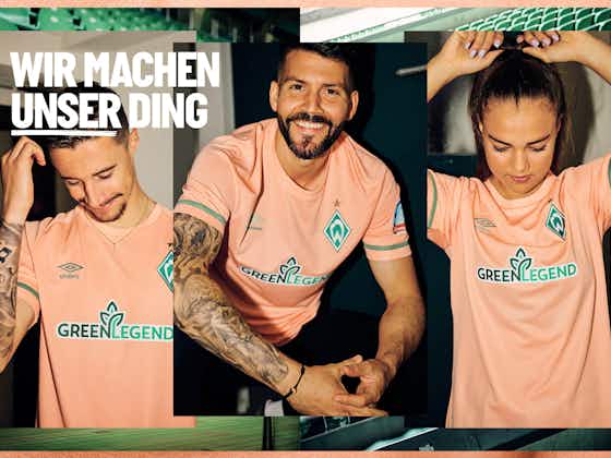 Imagem do artigo:Camisa reserva do Werder Bremen 2022-2023 é lançada pela Umbro