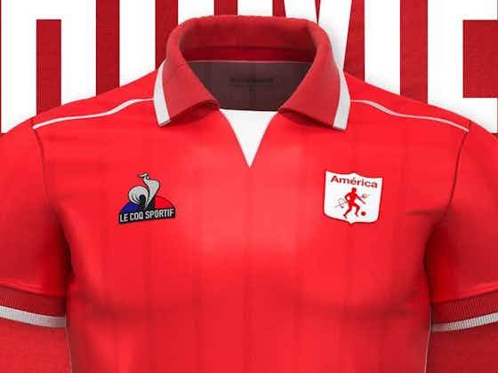 Imagem do artigo:Camisa titular do América de Cali 2022-2023 é lançada pela Le Coq Sportif