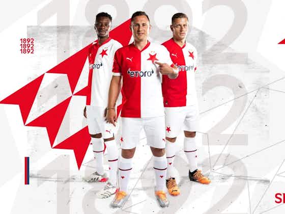 Imagem do artigo:Novas camisas do Slavia Praga 2022-2023 são lançadas pela PUMA