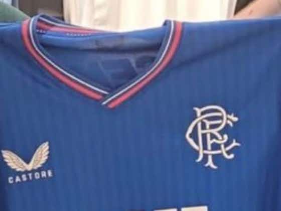 Imagem do artigo:Camisa titular do Rangers FC 2023-2024 tem imagem vazada