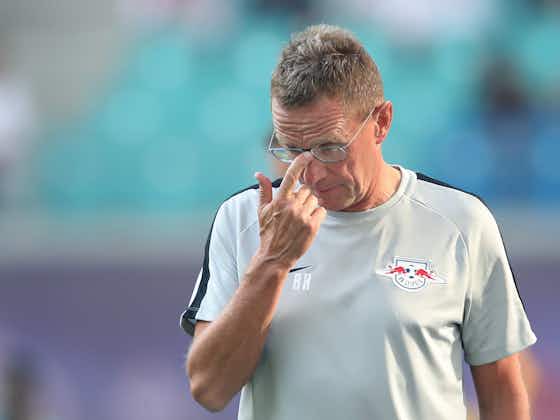 Artikelbild:RB Leipzigs Trainer Ralf Rangnick sauer wegen Dopingkontrolle: "Um fünf Uhr im Bett"