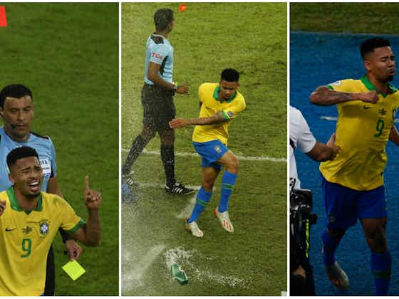 Gambar artikel:Berita Brasil - Gabriel Jesus Dihukum Dua Bulan Terkait Insiden Final Copa America