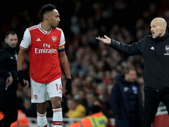 Artikelbild:Arsenal-Trainer Freddie Ljungberg verteidigt Toilettenpause von Pierre-Emerick Aubameyang