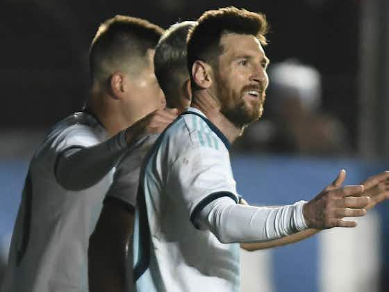 Image de l'article :Argentine, Messi inscrit un doublé contre le Nicaragua