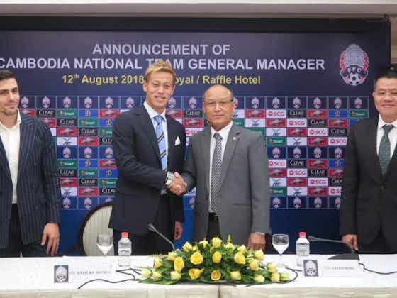 Image de l'article :Keisuke Honda nommé... sélectionneur du Cambodge !