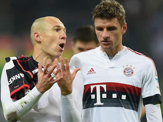 Artikelbild:Bayerns Thomas Müller über das Duell mit Schalke im DFB-Pokal: "Vielleicht rufen wir Robben an"