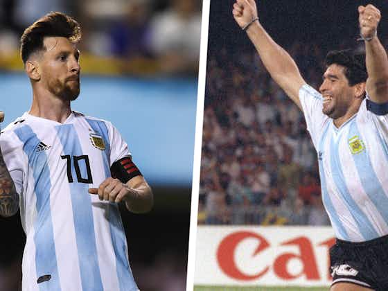 Artikelbild:Roberto Ayala vergleicht zwei argentinische Fußballgrößen: "Maradona war reine Kunst, Messi ist Speedy Gonzalez"