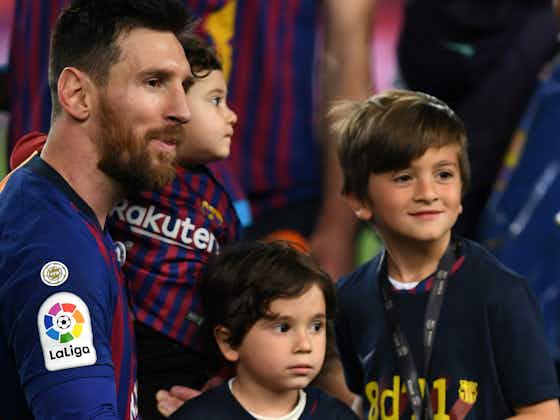 Image de l'article :Argentine - Lionel Messi révèle que son fils célèbre les buts ... du Real Madrid