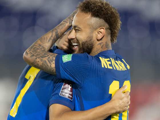 Imagem do artigo:Neymar aumenta números expressivos com a camisa da seleção brasileira