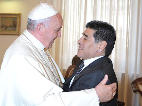 Imagem do artigo:Papa Francisco sobre Maradona: "Um poeta, um campeão e um homem muito frágil"