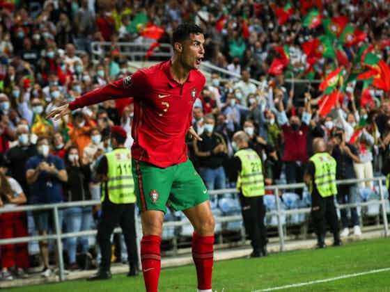 Gambar artikel:Andalan Portugal Cristiano Ronaldo Bikin Rekor Hat-Trick Di Pentas Internasional
