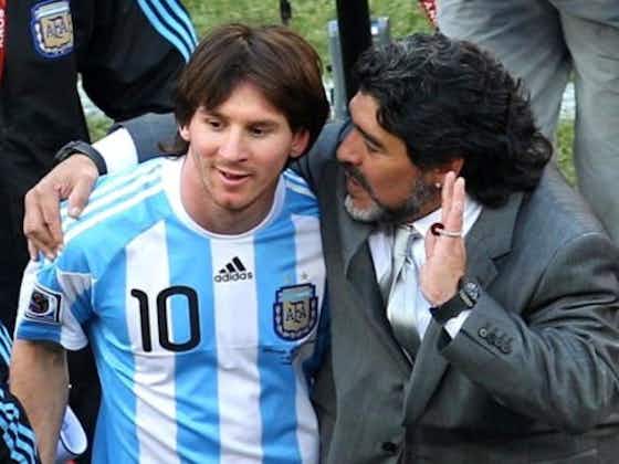 Gambar artikel:Pelatih Legendaris Argentina Cesar Menotti: Andai Masih Hidup, Diego Maradona Pasti Akan Memeluk Lionel Messi