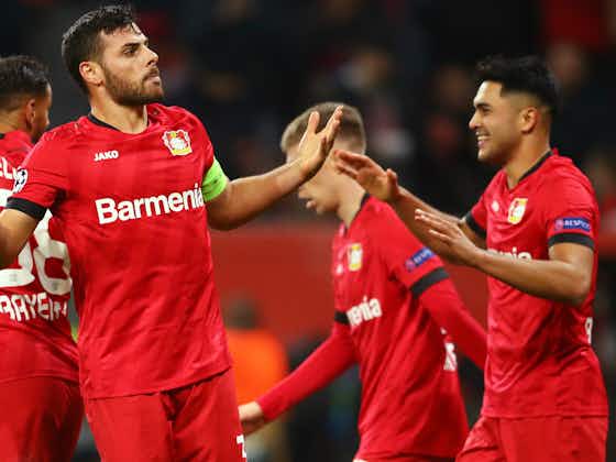 Article image:Bayer Leverkusen 2-1 Atletico Madrid: Volland strikes to blow Group D open