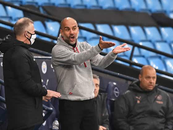Article image:Guardiola fumes at officials as Man City pay penalty against Chelsea
