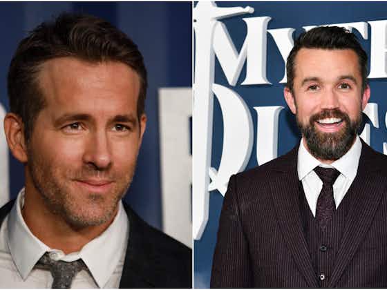 Article image:Hollywood stars Ryan Reynolds and Rob McElhenney in Wrexham takeover bid