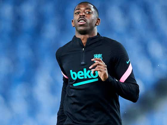 Article image:Barcelona confirm injured Dembele requires knee surgery