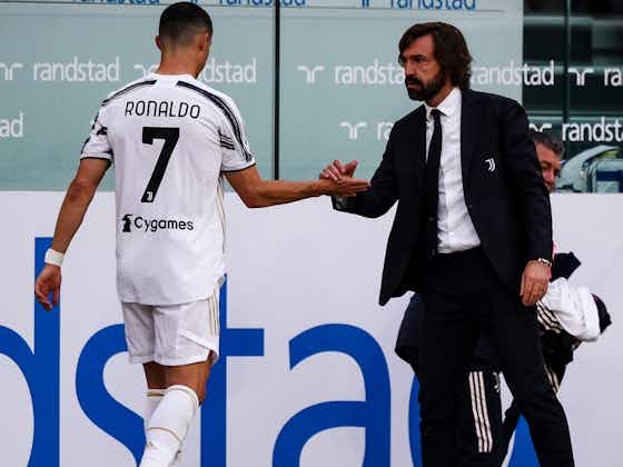 Article image:Ronaldo was happy to be substituted, insists Juve boss Pirlo